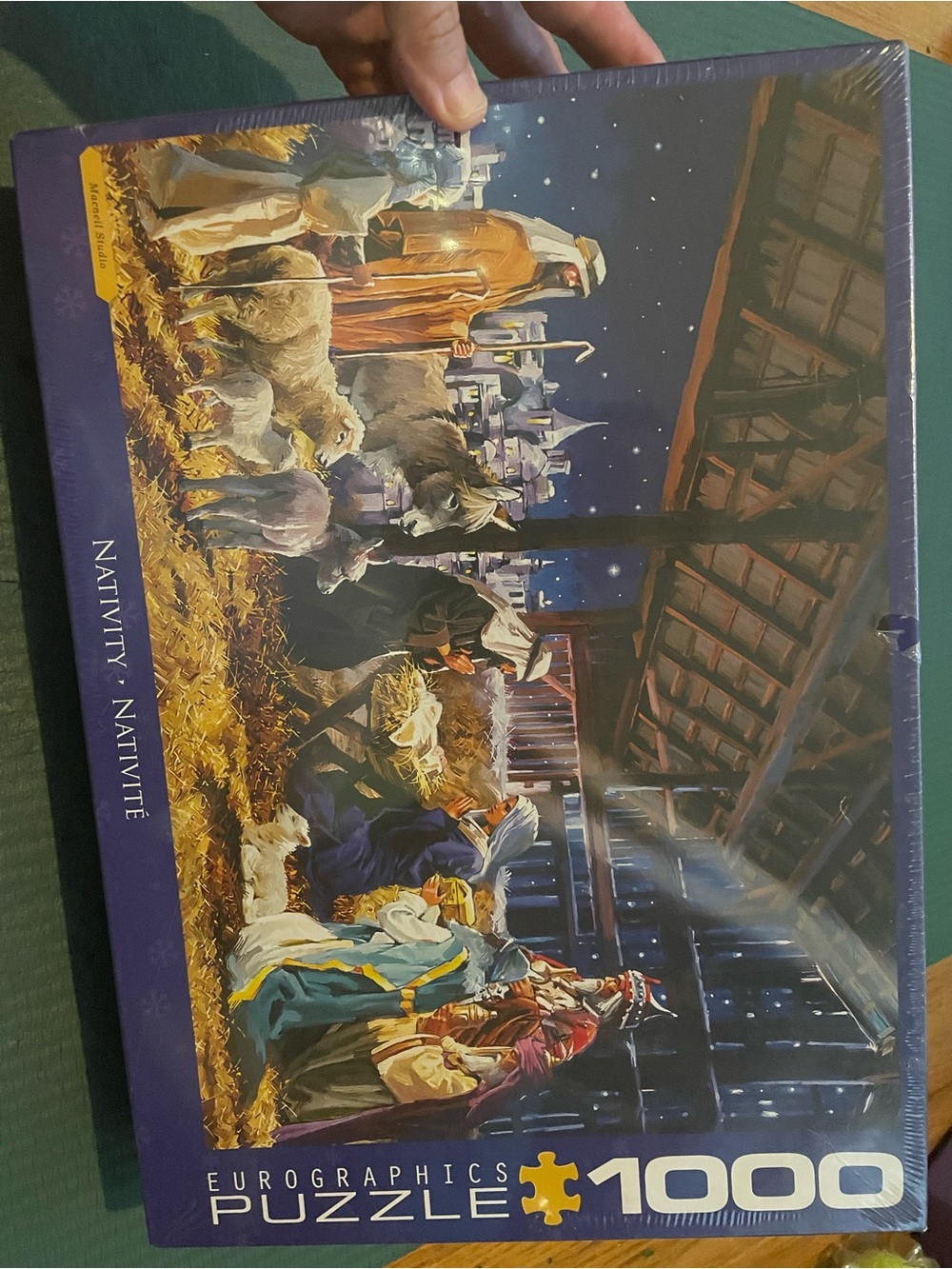Eurographics Nativity 1000-Piece Puzzle - Purple Box